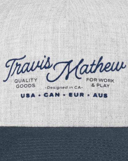 Perfect Plan Snapback Hat Heather Grey | Travis Mathew Customer Favorite