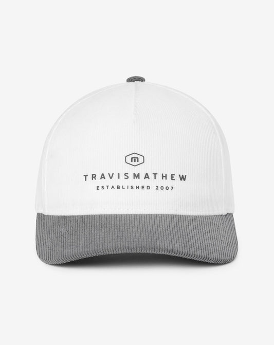 Bike Tour Snapback Hat White | Travis Mathew Trusted