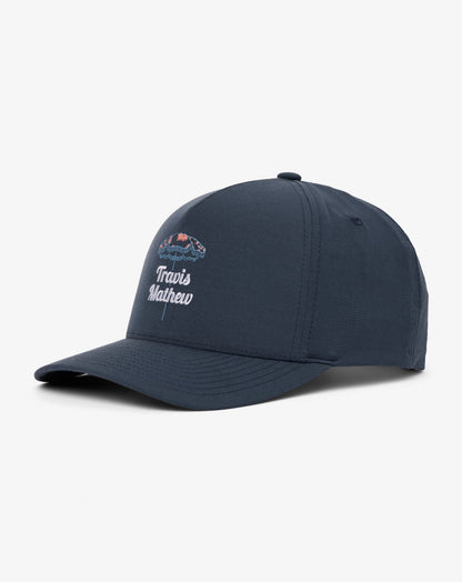 Vacation Home Snapback Hat Mood Indigo/Vintage Indigo | Travis Mathew Quality