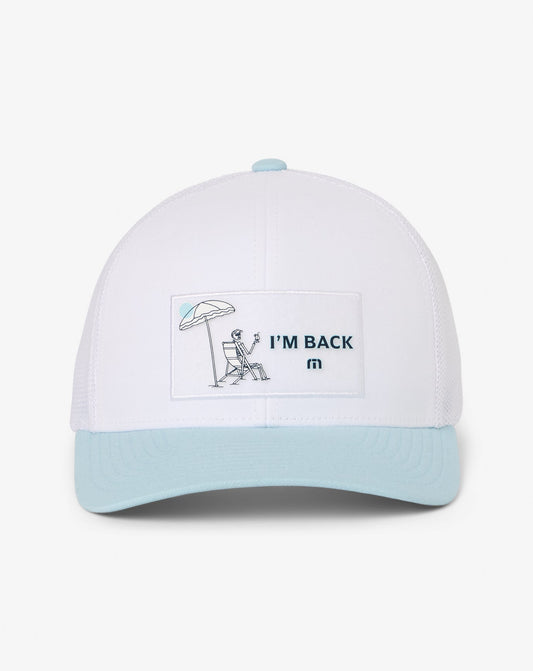 Full Send Feb Snapback Hat White | Travis Mathew Trending