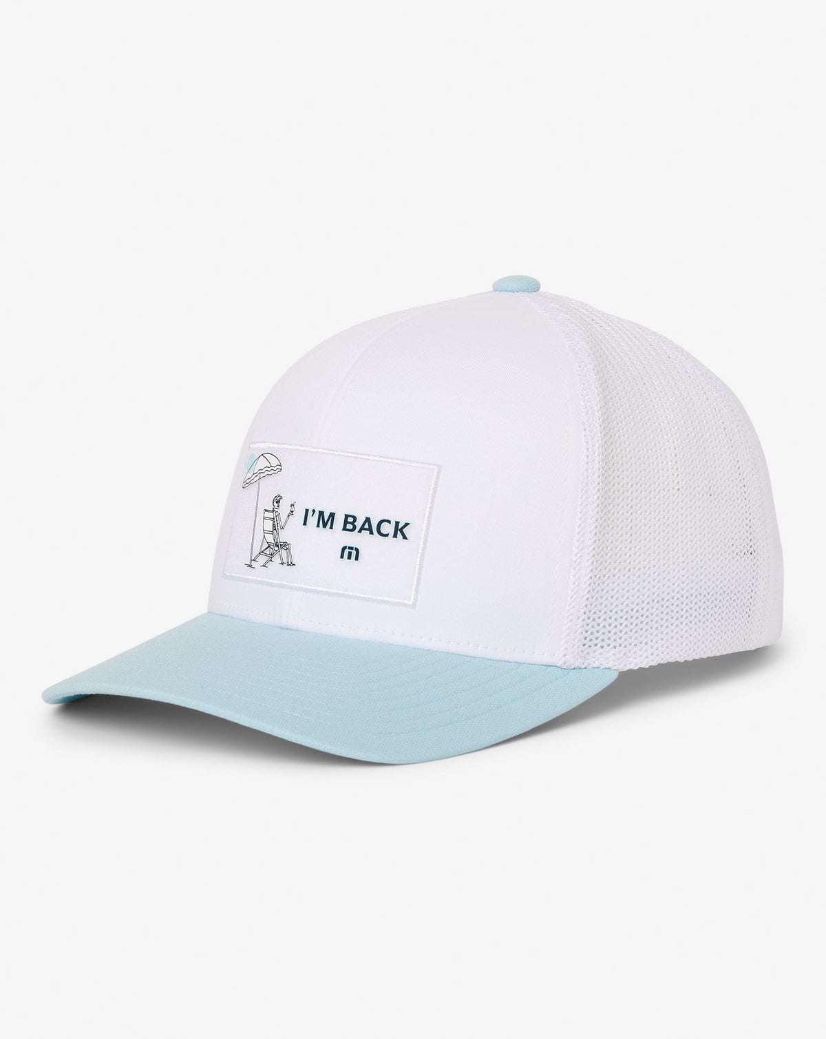 Full Send Feb Snapback Hat White | Travis Mathew Trending