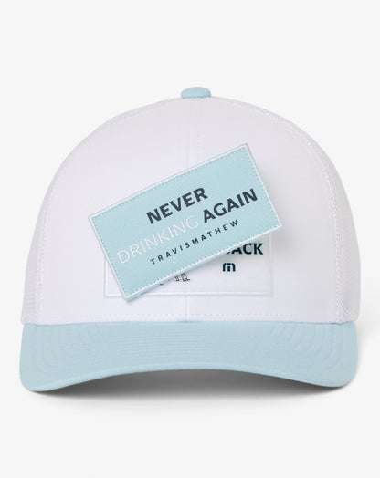 Full Send Feb Snapback Hat White | Travis Mathew Trending