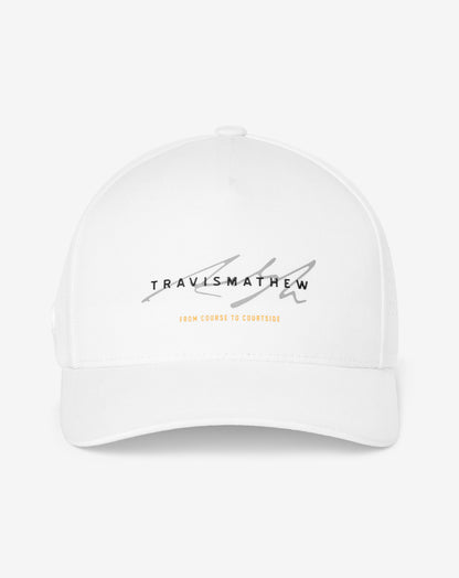 On Target Snapback Hat White | Travis Mathew Special Offer