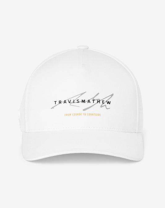 On Target Snapback Hat White | Travis Mathew Special Offer