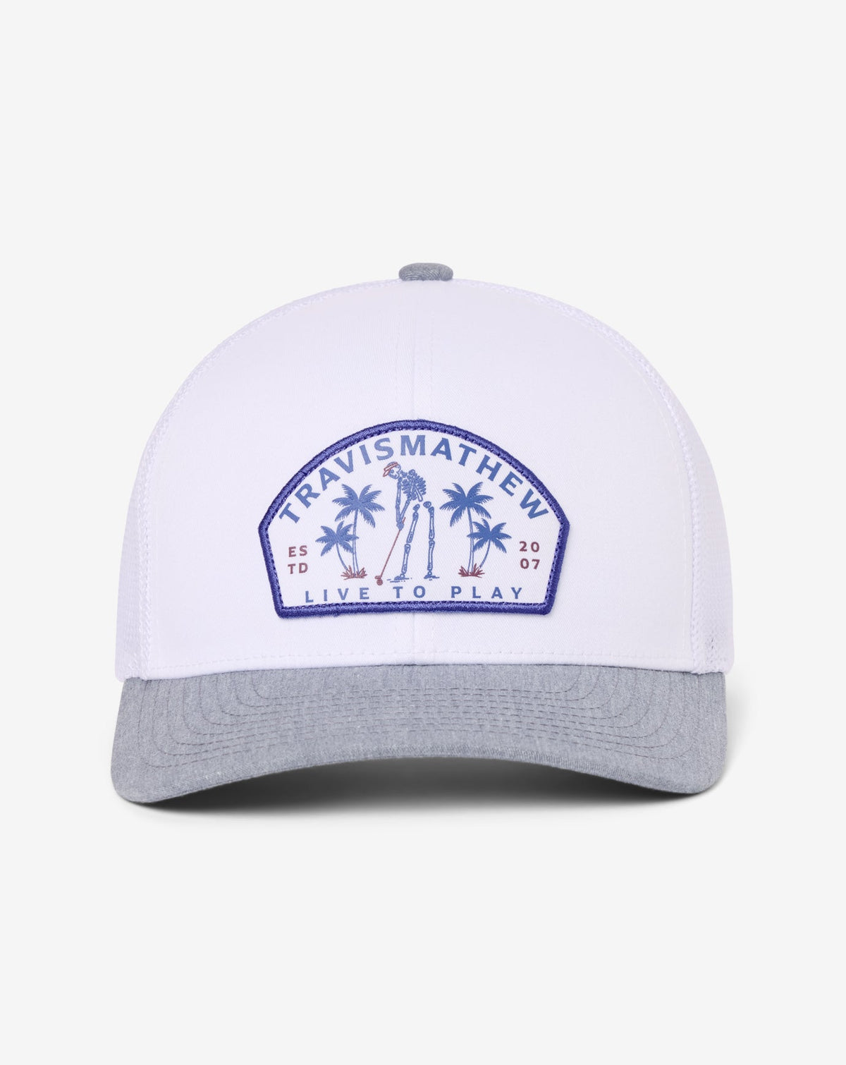 Dark Ages Snapback Hat White | Travis Mathew Value