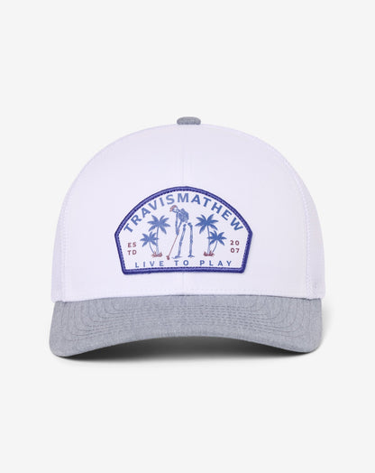 Dark Ages Snapback Hat White | Travis Mathew Value