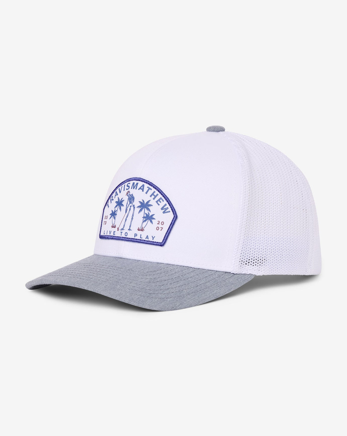 Dark Ages Snapback Hat White | Travis Mathew Value