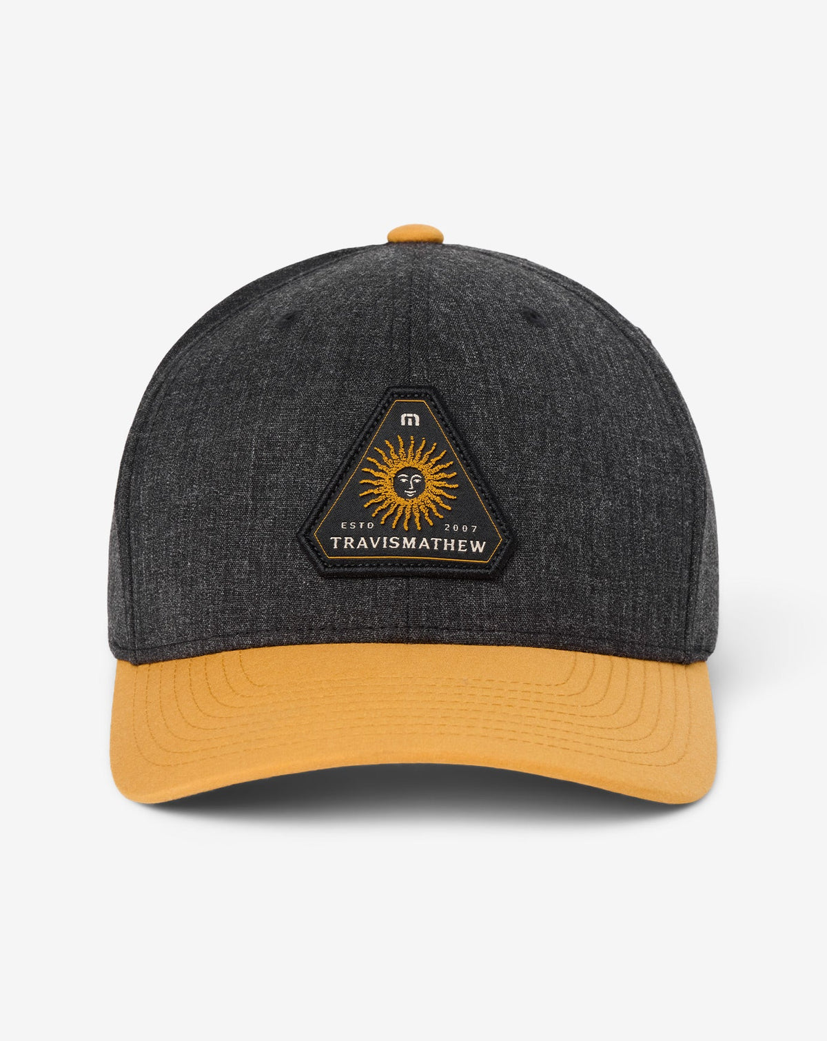 Bumpy Flight Snapback Hat Heather Black | Travis Mathew Smart Buy