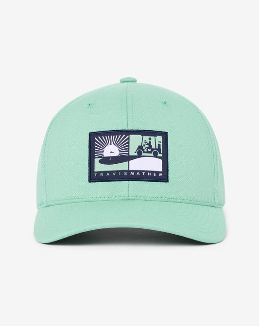 Player Parking Only Snapback Hat Wasabi | Travis Mathew Quality