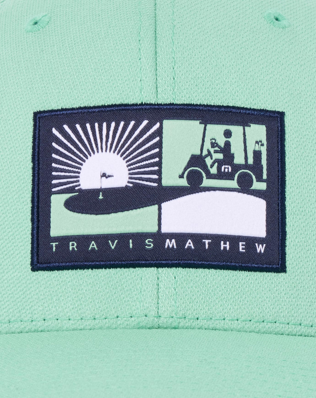 Player Parking Only Snapback Hat Wasabi | Travis Mathew Quality