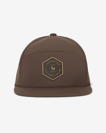 Forward Swing Snapback Hat Chocolate Brown | Travis Mathew Deals