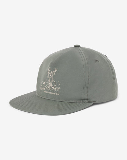 Frost This Snapback Hat Dark Olive | Travis Mathew Classic