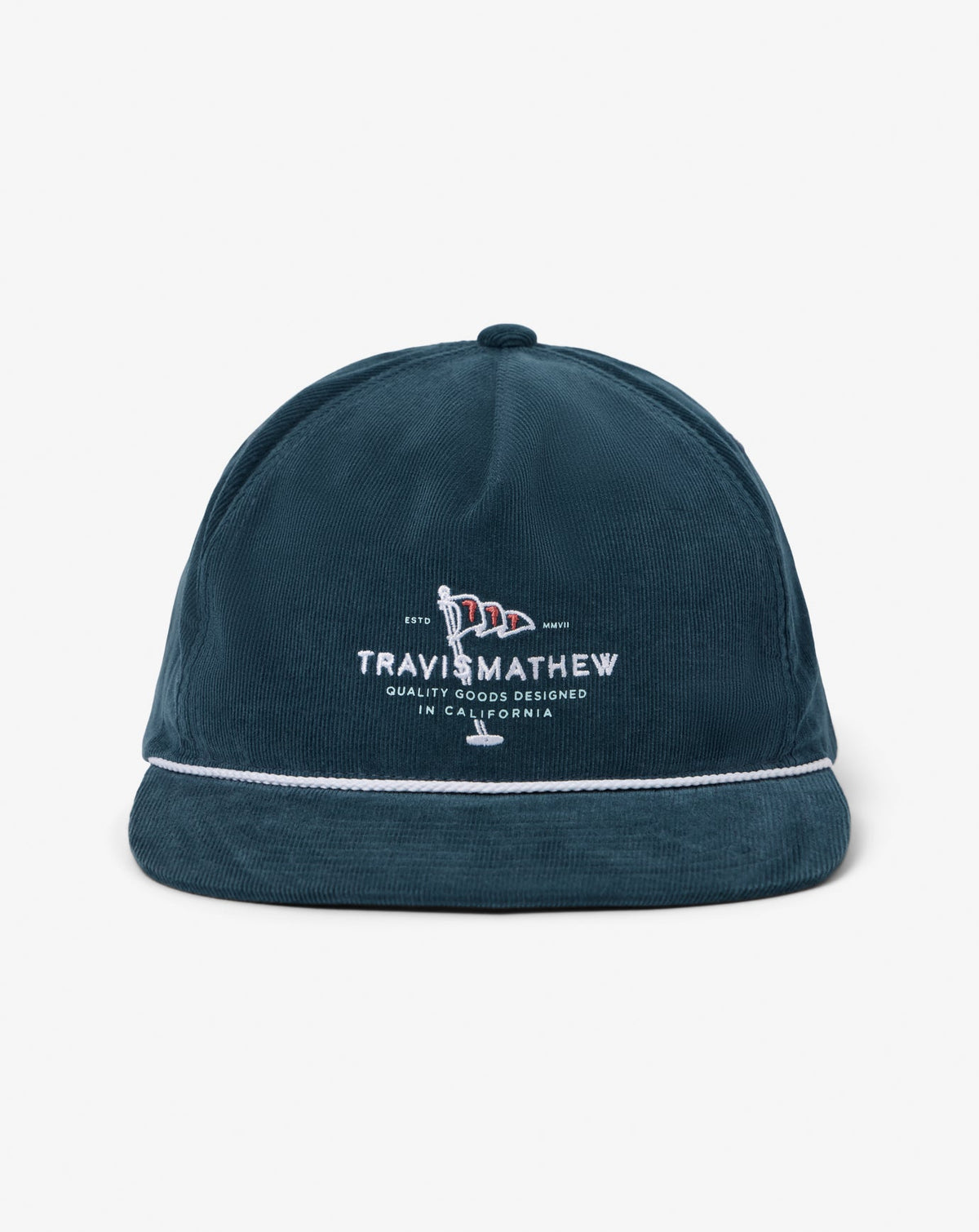 One For The Money Snapback Hat Mood Indigo/Vintage Indigo | Travis Mathew Smart Buy