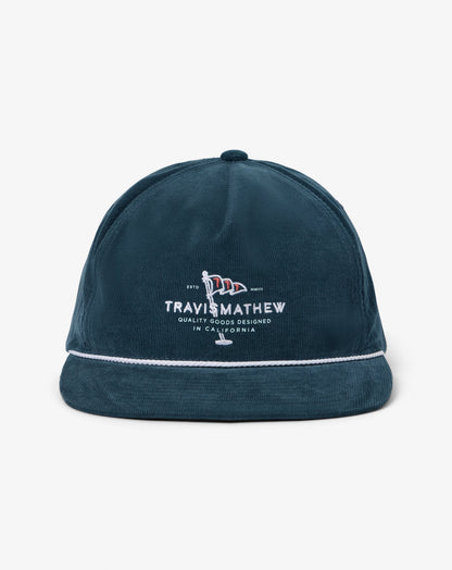 One For The Money Snapback Hat Mood Indigo/Vintage Indigo | Travis Mathew Smart Buy