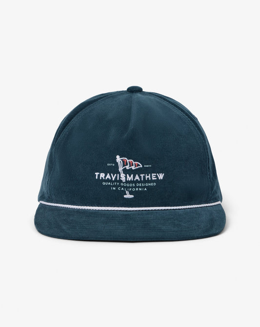 One For The Money Snapback Hat Mood Indigo/Vintage Indigo | Travis Mathew Smart Buy