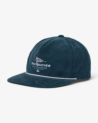 One For The Money Snapback Hat Mood Indigo/Vintage Indigo | Travis Mathew Smart Buy