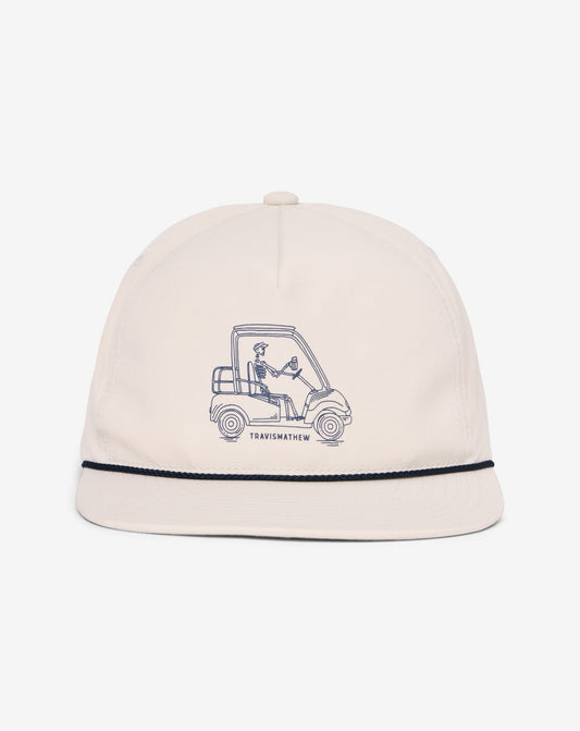 Lost Mapes Snapback Hat Moonbeam | Travis Mathew Signature