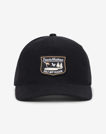 Lucky Shot Snapback Hat Black | Travis Mathew Everyday