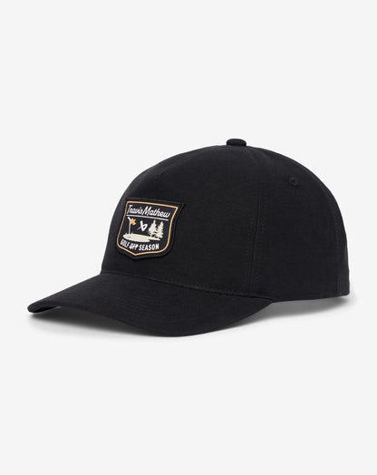 Lucky Shot Snapback Hat Black | Travis Mathew Everyday