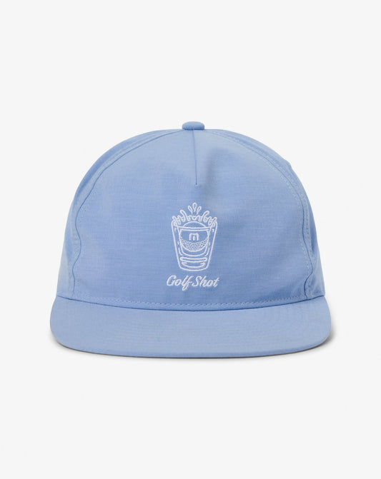 Back Again Snapback Hat Heather Violet Storm | Travis Mathew Classic