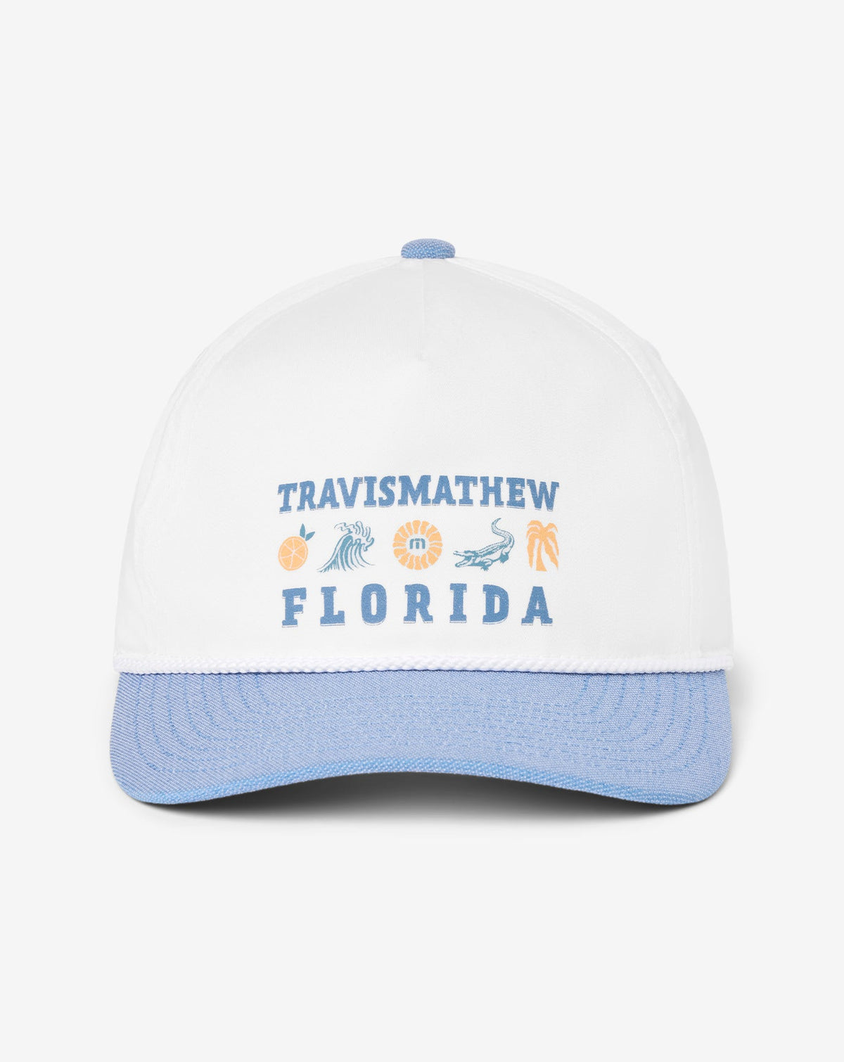 Bring The Sunscreen Snapback Hat White | Travis Mathew Best Seller