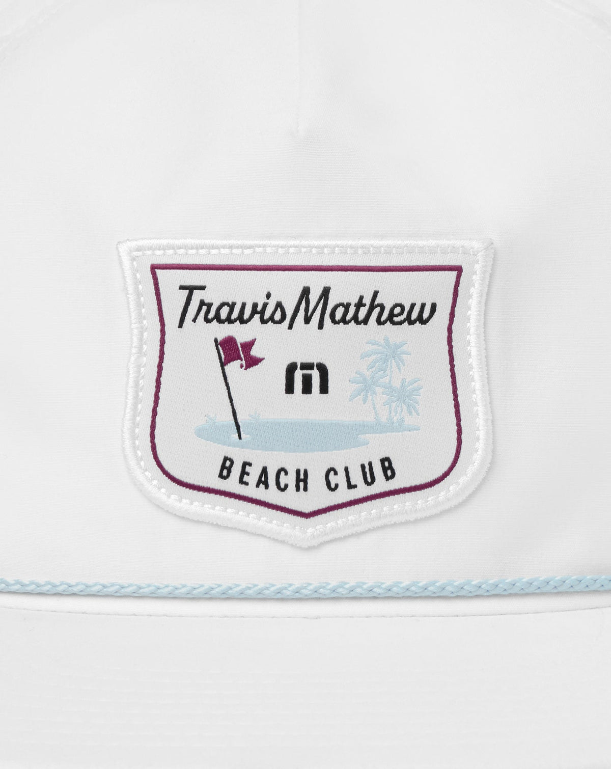 TM Beach Club Snapback Hat White | Travis Mathew Recommended