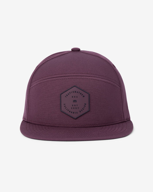 Triple Threat Snapback Hat Mauve Wine | Travis Mathew Customer Favorite
