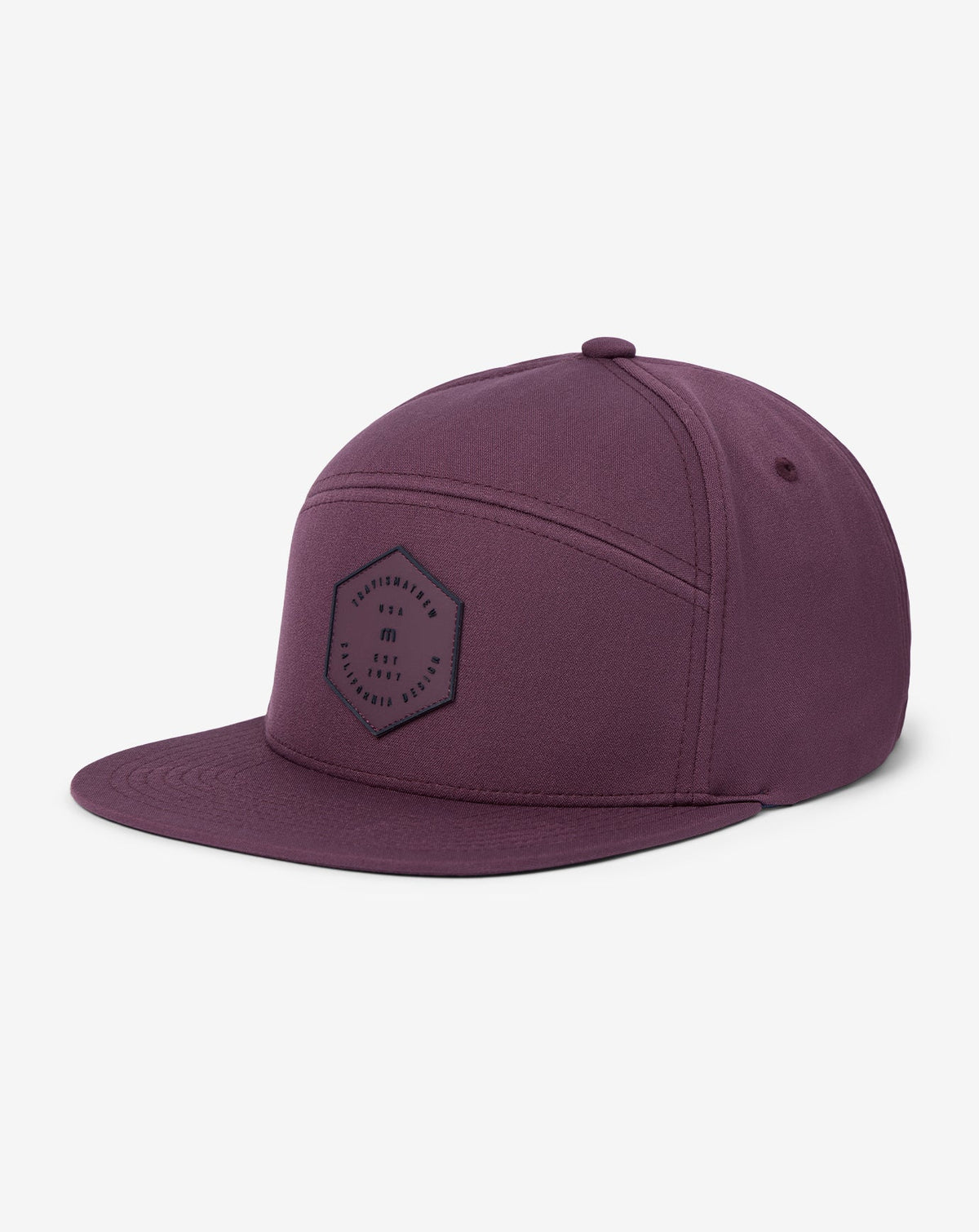 Triple Threat Snapback Hat Mauve Wine | Travis Mathew Customer Favorite