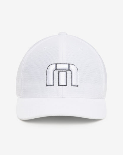 B-Bahamas Fitted Hat White | Travis Mathew Best Seller