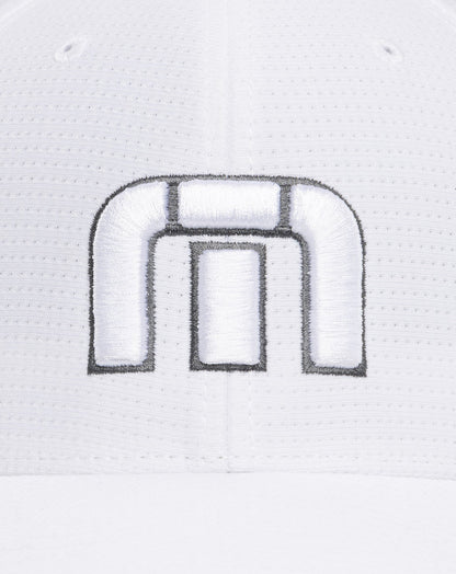 B-Bahamas Fitted Hat White | Travis Mathew Best Seller