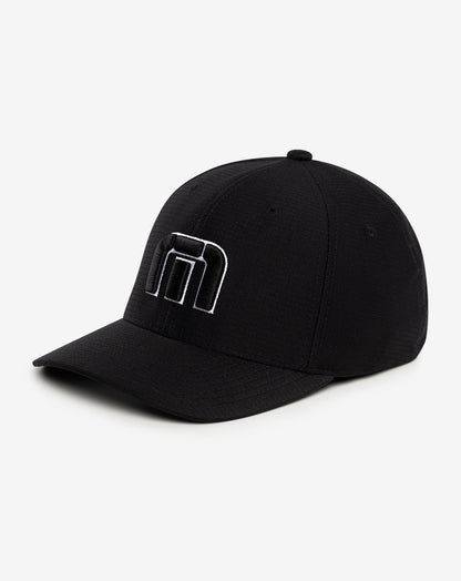 B-Bahamas Fitted Hat Black | Travis Mathew Best Seller