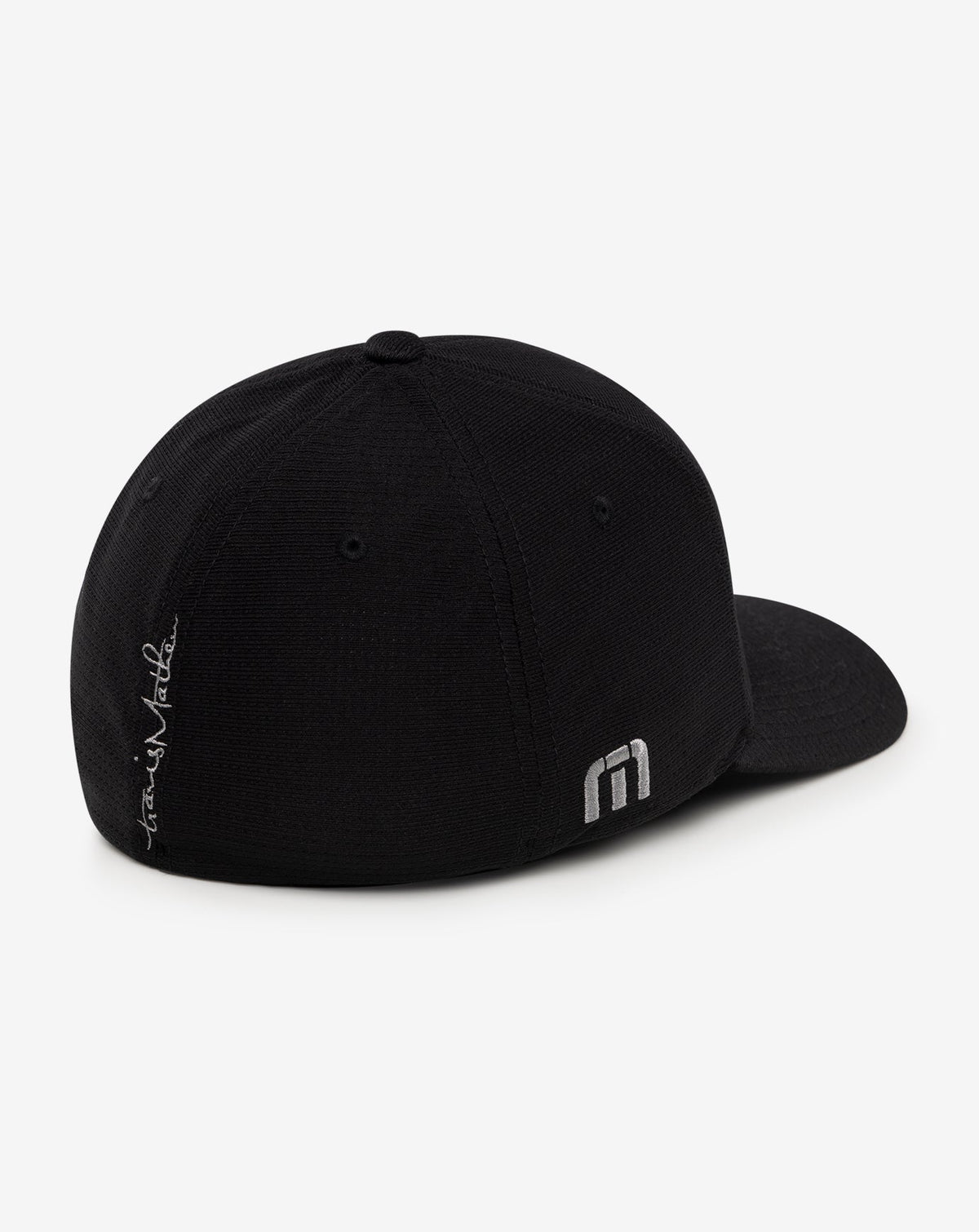 Nassau Fitted Hat Black | Travis Mathew Top Pick