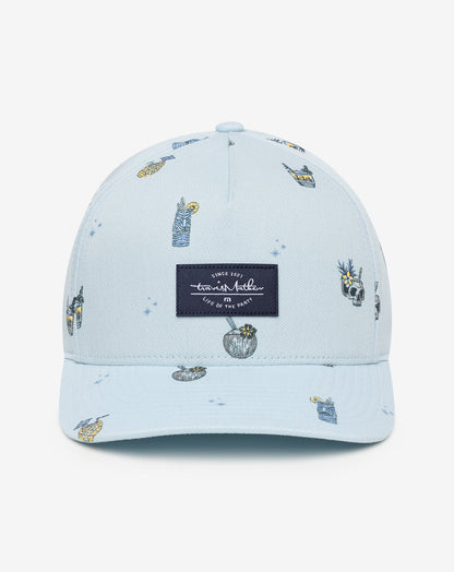 Paradise Cove Fitted Hat Dream Blue | Travis Mathew Value