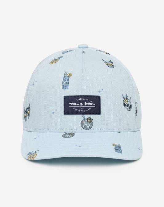 Paradise Cove Fitted Hat Dream Blue | Travis Mathew Value