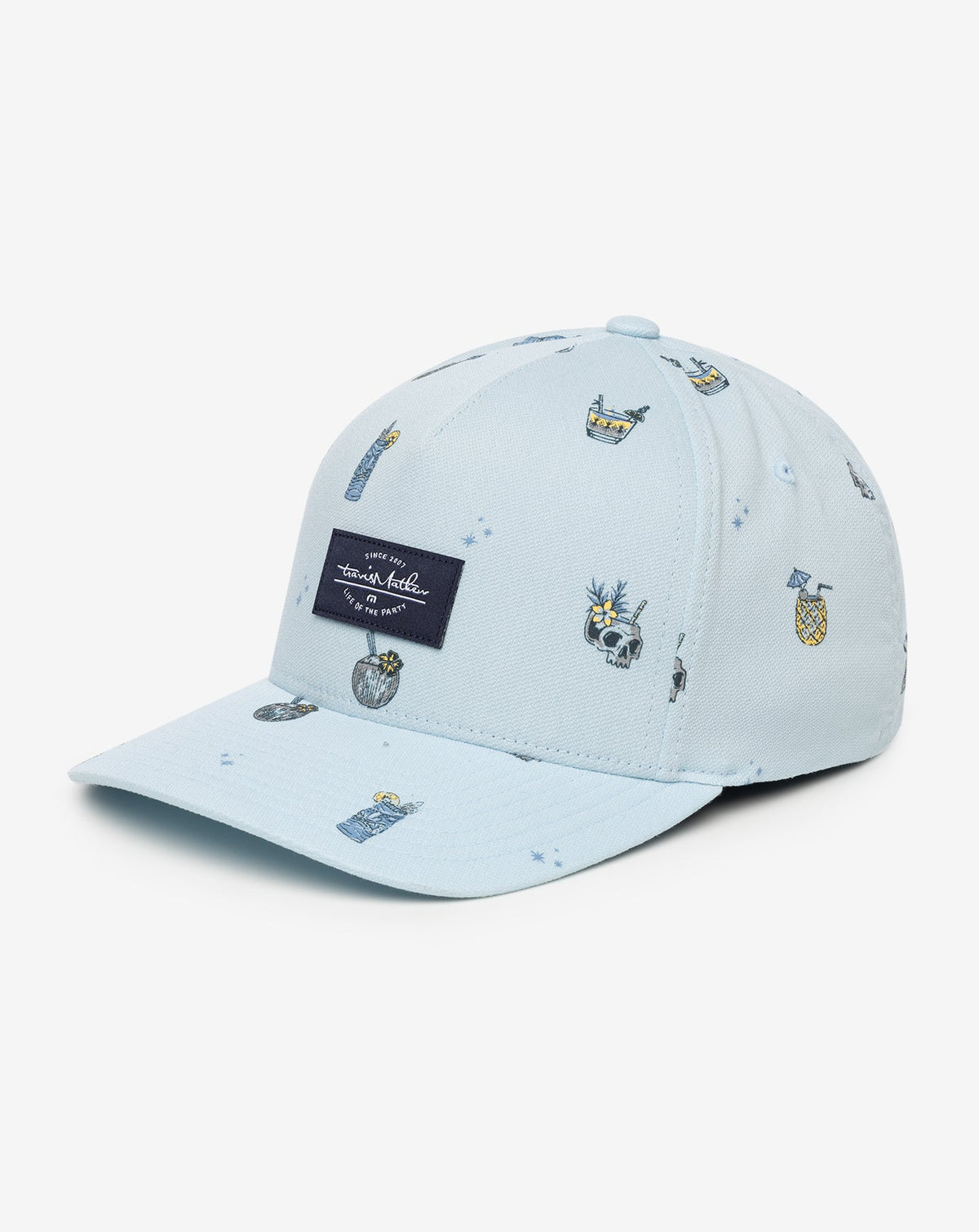 Paradise Cove Fitted Hat Dream Blue | Travis Mathew Value
