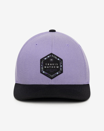 Tall Bamboo Fitted Hat Heather Imperial | Travis Mathew Classic