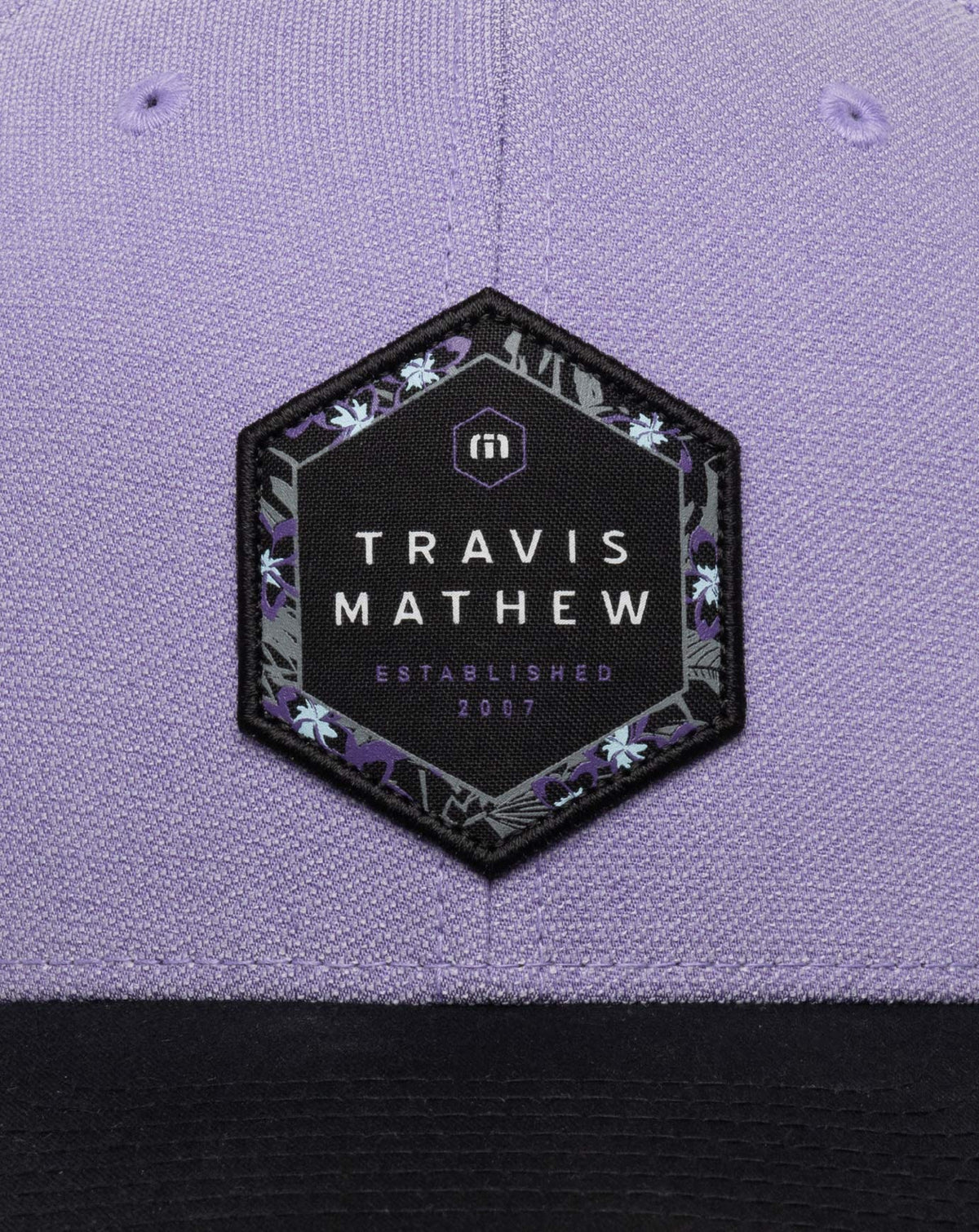 Tall Bamboo Fitted Hat Heather Imperial | Travis Mathew Classic