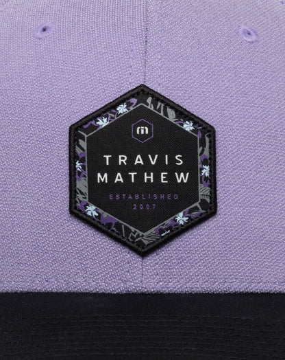 Tall Bamboo Fitted Hat Heather Imperial | Travis Mathew Classic