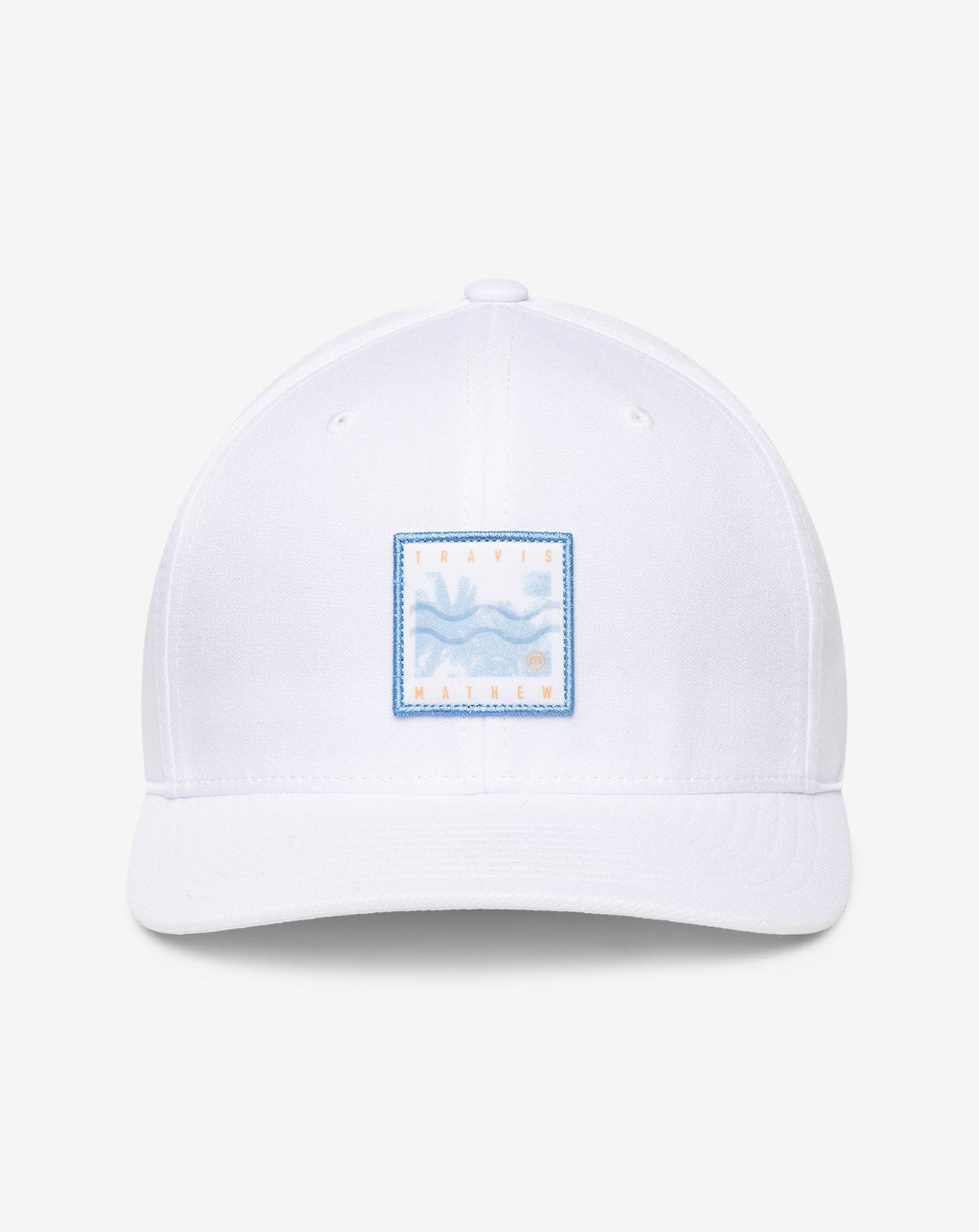 In The Line Up Fitted Hat White | Travis Mathew Latest