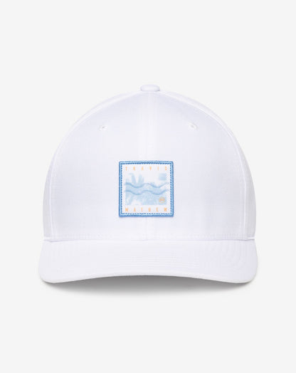 In The Line Up Fitted Hat White | Travis Mathew Latest