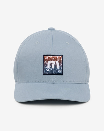 Table For Two Fitted Hat Heather Ash Blue | Travis Mathew Featured