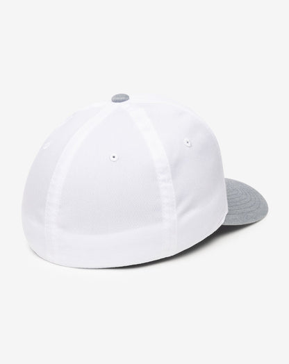 Test The Waters Fitted Hat White | Travis Mathew Best Seller