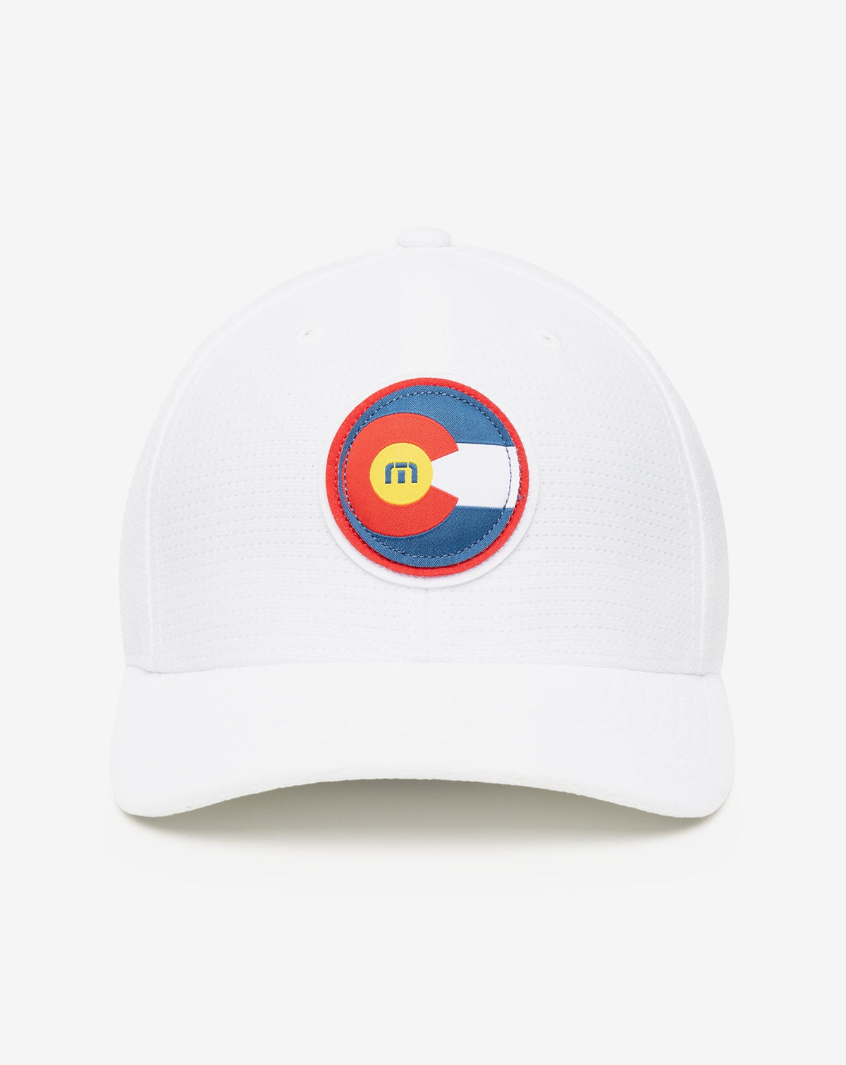 Hop Boulders Fitted Hat White | Travis Mathew Featured