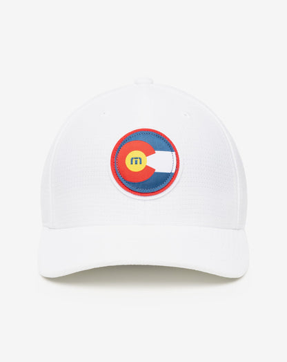 Hop Boulders Fitted Hat White | Travis Mathew Featured