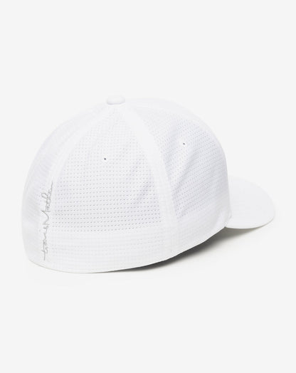 Hop Boulders Fitted Hat White | Travis Mathew Featured