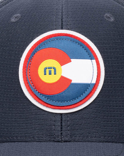 Hop Boulders Fitted Hat Navy | Travis Mathew Best Seller