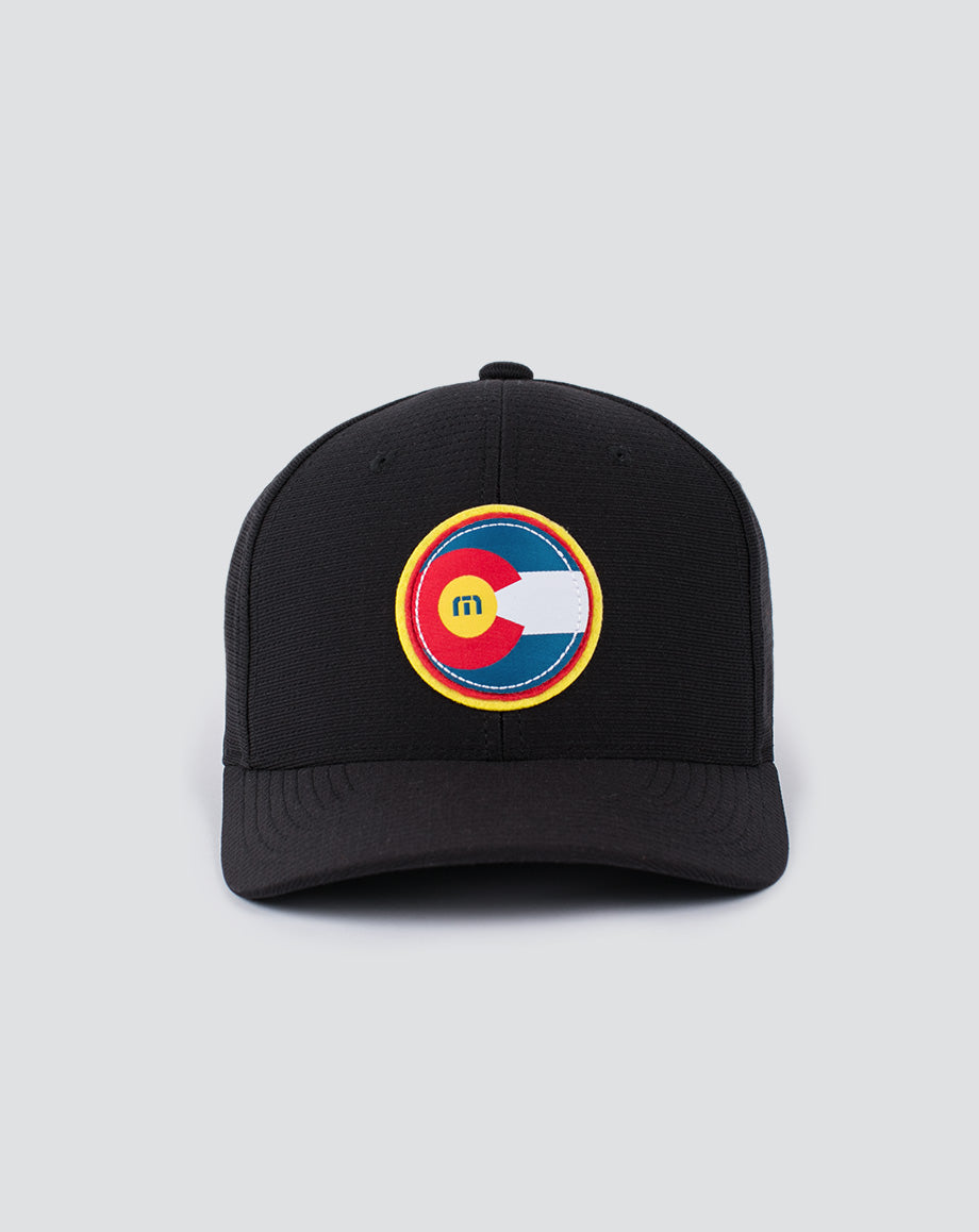 Hop Boulders Fitted Hat Black | Travis Mathew Top Pick