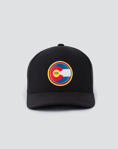 Hop Boulders Fitted Hat Black | Travis Mathew Top Pick