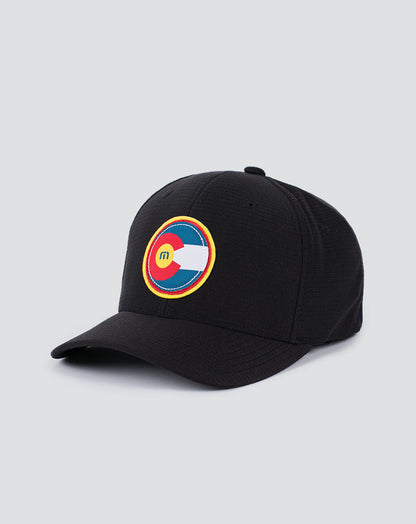 Hop Boulders Fitted Hat Black | Travis Mathew Top Pick