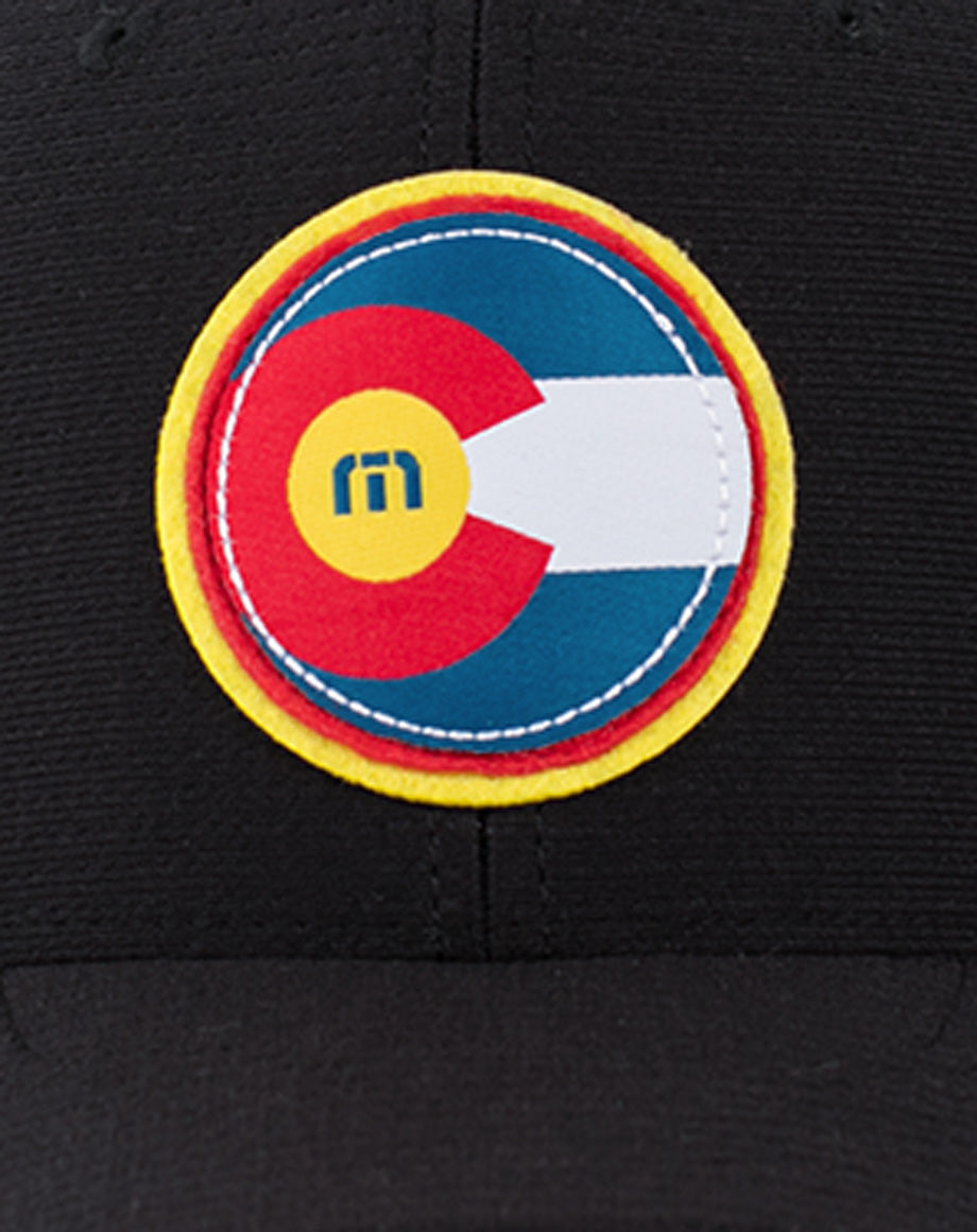 Hop Boulders Fitted Hat Black | Travis Mathew Top Pick